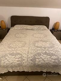 Coperta matrimoniale filet