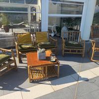 mobili esterni in bambu’ Gervasoni vintage anni70