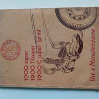 ALFA ROMEO 1900 uso e manutenzione