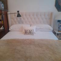 Letto imbottito con cassetti contenitore