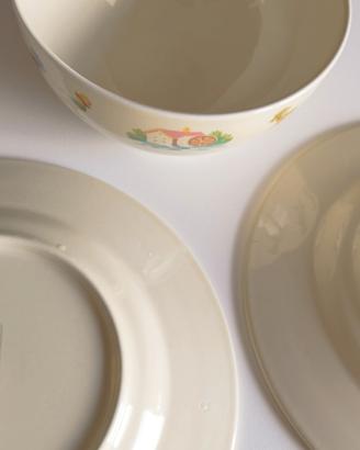 PIATTO + COPPA TAZZA MULINO BIANCO GIROTONDO TIRO