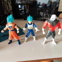 3 Action Figure Dragon Ball Super Edizione Kinder