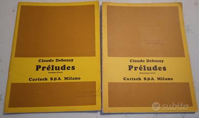 Debussy spartiti preludi
