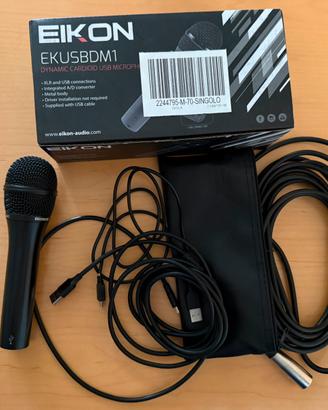 Microfono EKUSBDM1 + cavo USB 3 metri