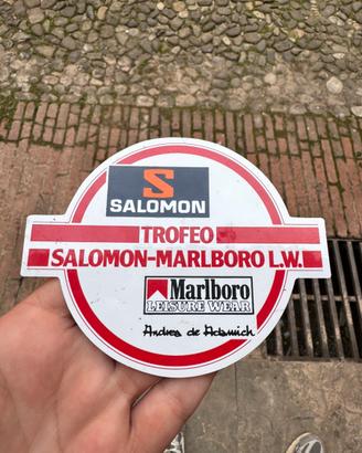 Sticker anni 80 Salomon Marlboro Andrea de Adamich
