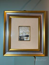 Quadro bassorilievo in argento