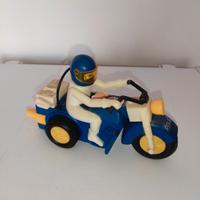 Giocattolo vintage anni '80 moto polizia