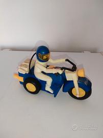 Giocattolo vintage anni '80 moto polizia