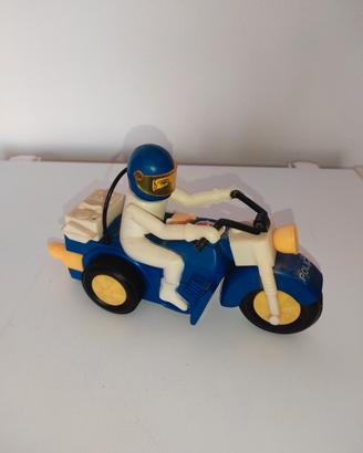 Giocattolo vintage anni '80 moto polizia