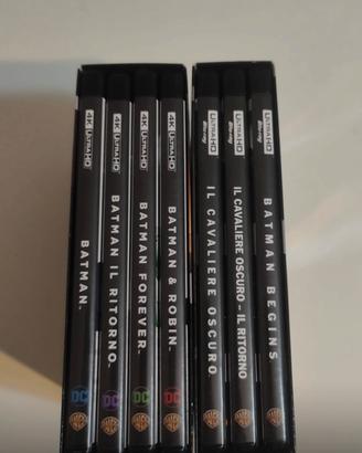 6 cofanetti film 4k  batman harry potter ecc