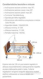 LETTO MOTORIZZATO ELETTRICO PER DEGENTI (WIMED)