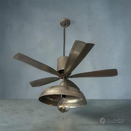 Lampadario Elica da soffitto stile industriale