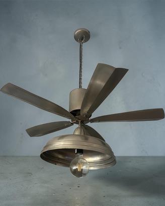 Lampadario Elica da soffitto stile industriale