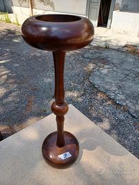 svuotatasche portacenere in legno a colonna