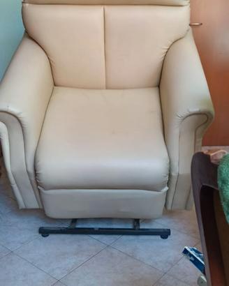 poltrona massagiante e riscaldante