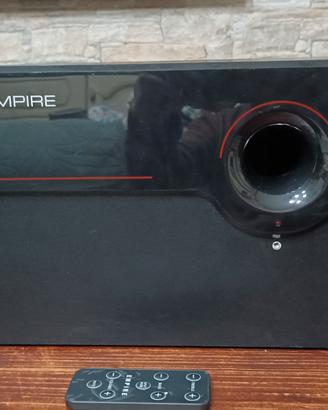 Subwoofer impianto audio stereo Empire 72 watt 