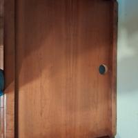 grande mensola in legno  per tv e hifi.