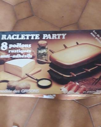 raclette vintage mai usata nuova