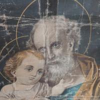 Stendardi 2 antichi da chiesa-  Arazzo sacro