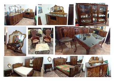 Mobili arredo anni 50/60 stile chippendale STOCK 