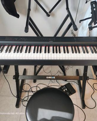 Yamaha P-125 Pianoforte Digitale con 88 Tasti