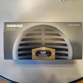 microfono SHURE 520DX "green bullet"