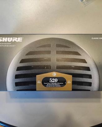 microfono SHURE 520DX "green bullet"