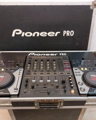 CONSOLE DJ PIONEER PRO – 2x CDJ-400 + DJM-600