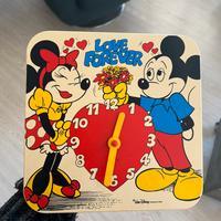 OROLOGIO DISNEY VINTAGE RARO TOPOLINO MINNIE