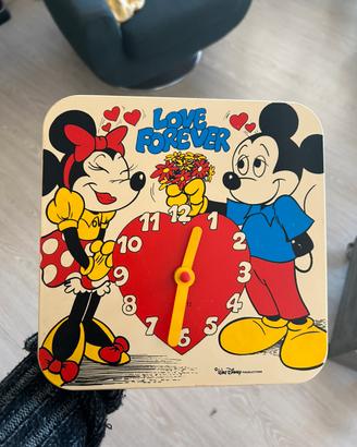 OROLOGIO DISNEY VINTAGE RARO TOPOLINO MINNIE