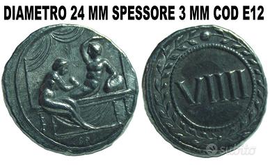 REPLICA MONETA ROMANA DEL SESSO SPINTRIE COD E12