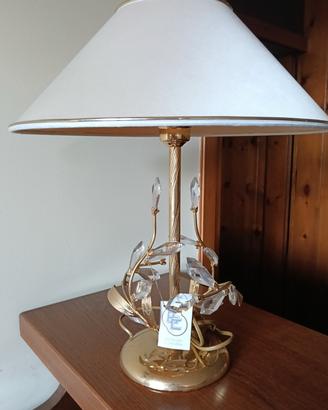 Lampada placcata oro