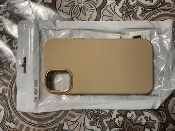 Iphone 11 Cover Beige con riporti in Oro