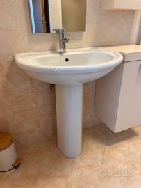Lavabo con colonna