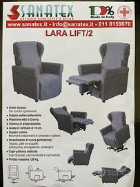 Poltrona Sedia sanitaria reclinabile