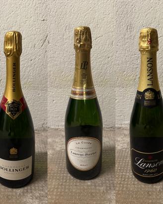 Box 3 Champagne Bollinger Lanson Laurent