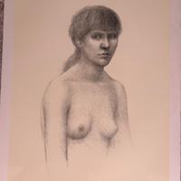 David Bailey - serigrafia BUSTO FEMMINILE