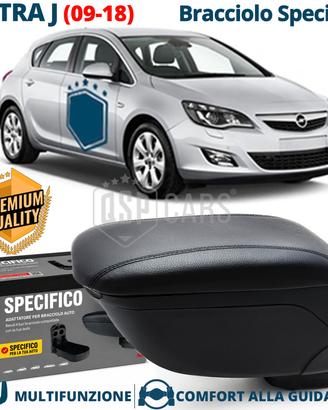 Bracciolo Per Opel Astra J SPECIFICO in PELLE-PU