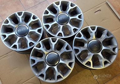 Cerchi in lega 16" originali Fiat 500 satinati
