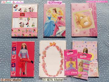 Carta da lettere Vintage Barbie Disney Orsetti NEW