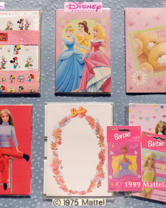 Carta da lettere Vintage Barbie Disney Orsetti NEW
