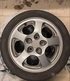 4 cerchi in lega 16” con gomme per pajero pinin