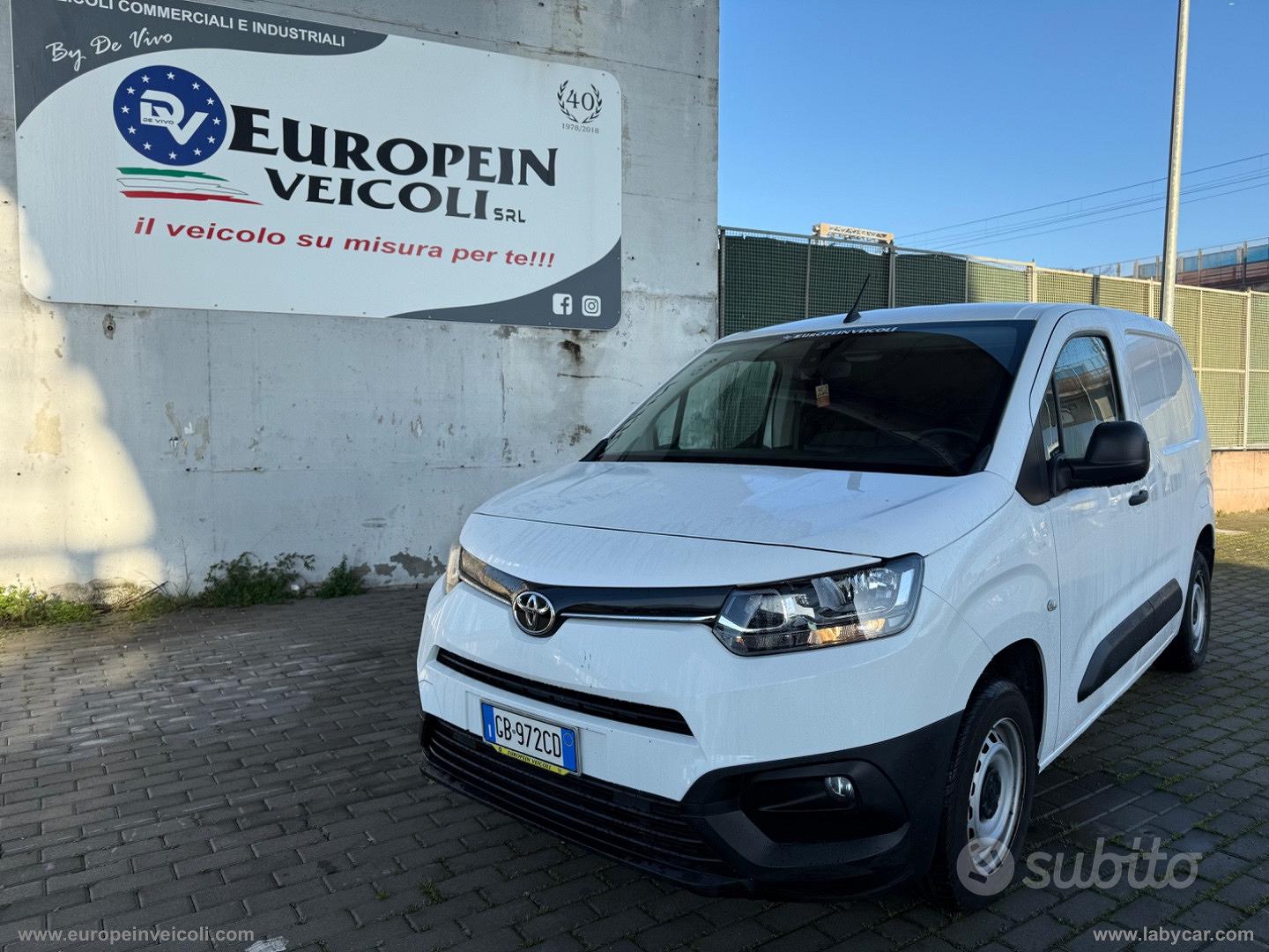 Subito - EUROPEIN VEICOLI - TOYOTA Proace City 1.5D 100CV S&S PC 4p ...