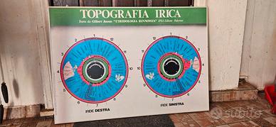 POSTER QUADRO TOPOGRAFIA IRICA MEDICINA NATURALE