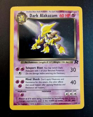 Carta Pokemon Dark Alakazam - Set Team Rocket  ENG