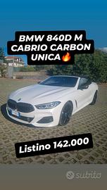 BMW 840d cabrio carbon M unica 