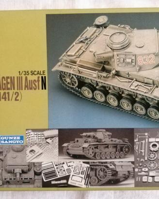 GUNZE SANGYO G705 1/35 PANZER III AusfN + TRISTAR