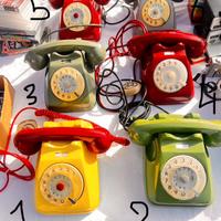 Telefono disco sip auso modernariato vari colori