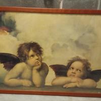 Quadro con gli Angeli di Raffaello con cornice