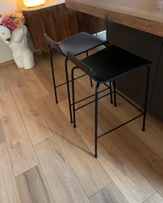 2 sgabelli neri Scavolini